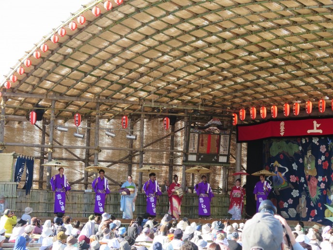 2016年公演、歌舞伎：白浪八人衆（国際交流協会のみなさま）